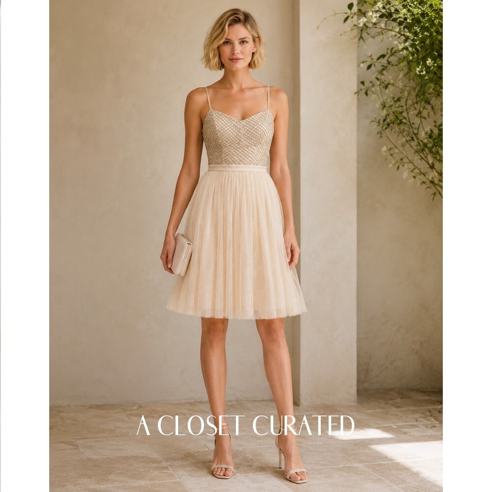 Needle & Thread Coppella Ballerina Dress 4 Ivory